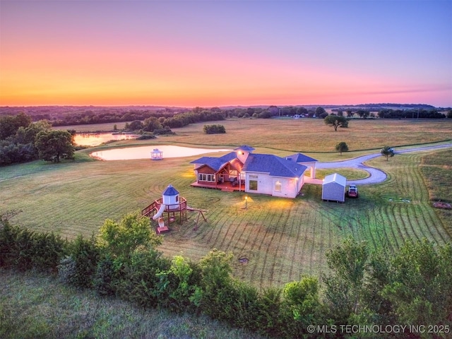 353800 E 5400th Rd, Maramec Twp, OK 74045 - aerial view of property and surrounding area