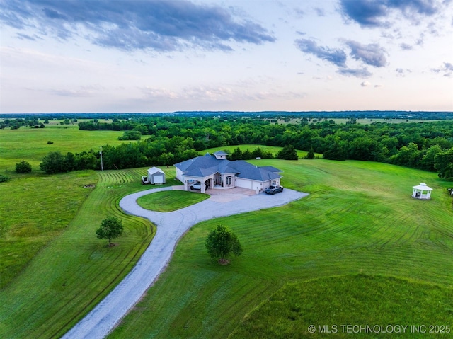 353800 E 5400th Rd, Maramec Twp, OK 74045 - view from above of property