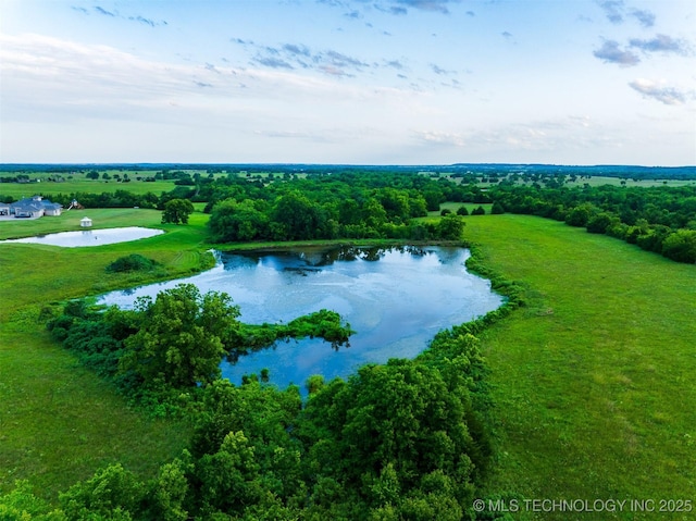 353800 E 5400th Rd, Maramec Twp, OK 74045 - drone / aerial view of a nearby body of water