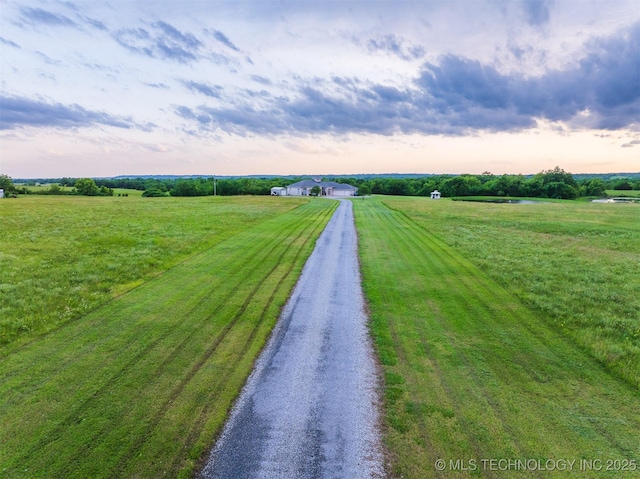 353800 E 5400th Rd, Maramec Twp, OK 74045 - view of road featuring a view of rural / pastoral area