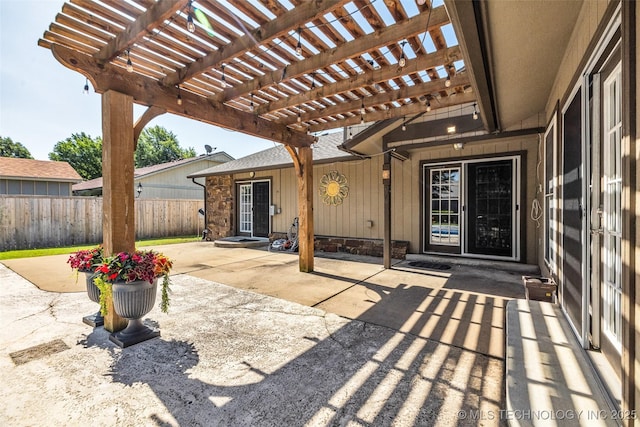2847 W 115th Pl S, Jenks, OK 74037 - view of patio / terrace with a pergola