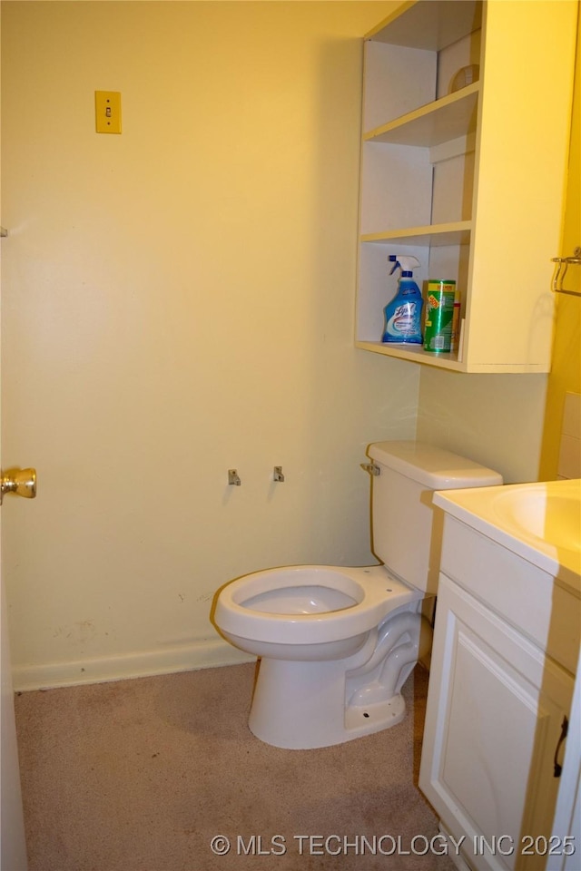 3812 E 28th St, Tulsa, OK 74114 - bathroom featuring vanity and toilet