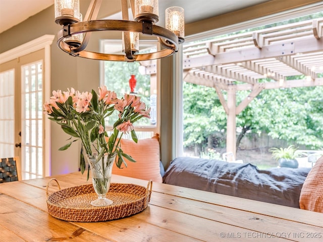 7001 S Redbud Ave, Broken Arrow, OK 74011 - detailed view of a chandelier