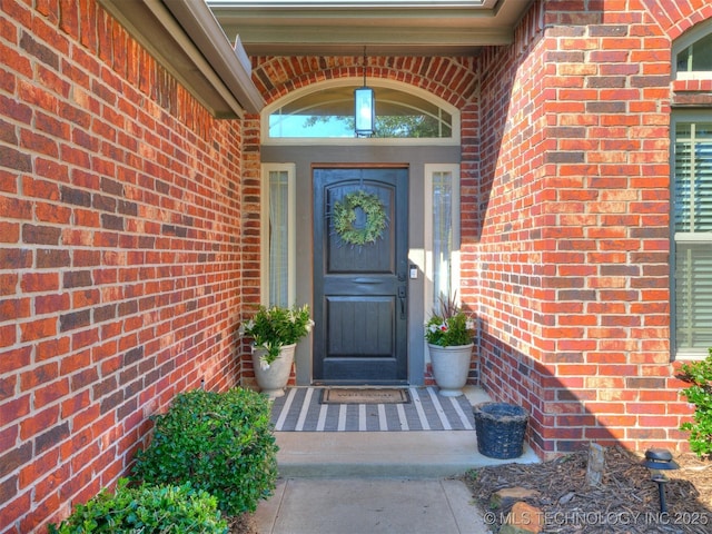2603 S 16th Pl, Broken Arrow, OK 74012 - property entrance featuring brick siding