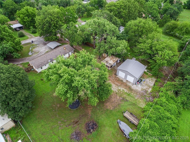 11598 E Oak St, Claremore, OK 74019 - drone / aerial view