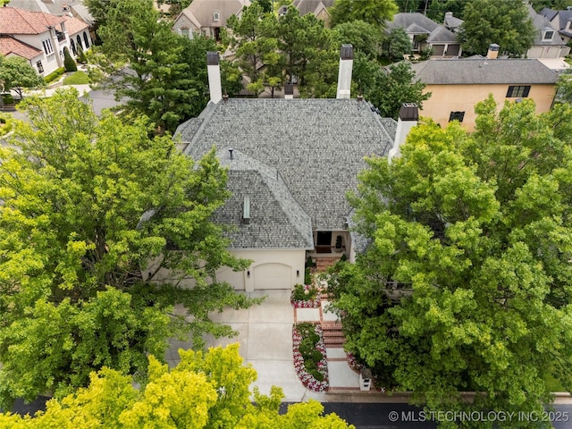 2524 E 66th Pl, Tulsa, OK 74136 - aerial perspective of suburban area
