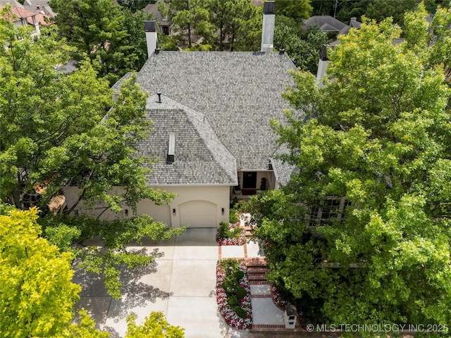 2524 E 66th Pl, Tulsa, OK 74136 - view from above of property