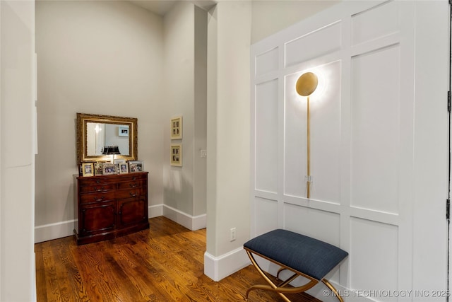 2524 E 66th Pl, Tulsa, OK 74136 - corridor with wood finished floors and a high ceiling