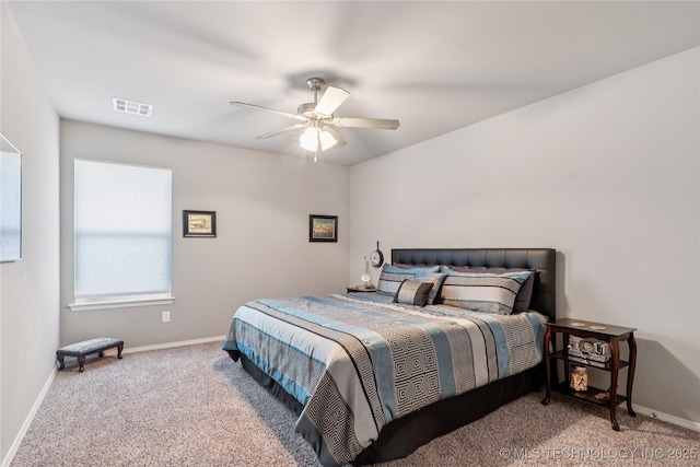 6904 S Chestnut Ave, Broken Arrow, OK 74011 - carpeted bedroom with baseboards and a ceiling fan