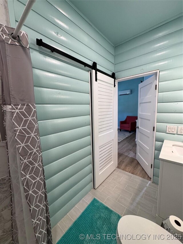 33455 State Highway 82, Cookson, OK 74427 - bathroom featuring vanity and tile patterned floors