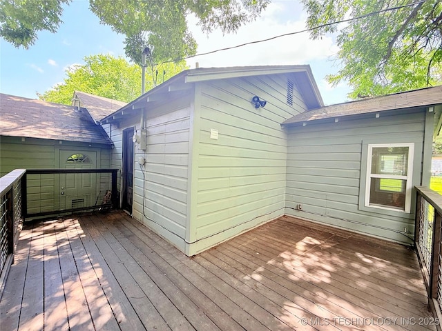 206 S 2nd St, Eufaula, OK 74432 - view of deck