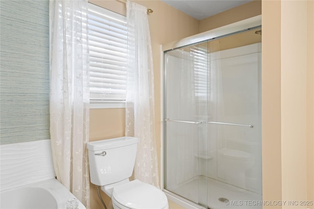 70155 S 336th Ct, Wagoner, OK 74467 - full bath featuring a shower with door and a tub to relax in