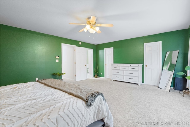70155 S 336th Ct, Wagoner, OK 74467 - carpeted bedroom featuring baseboards and ceiling fan