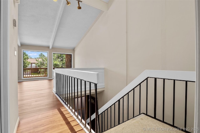 2807 E 90th St Unit 4, Tulsa, OK 74137 - stairway featuring wood finished floors