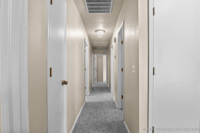1121 S 221st W Ave, Sand Springs, OK 74063 - hall with carpet flooring and a textured wall
