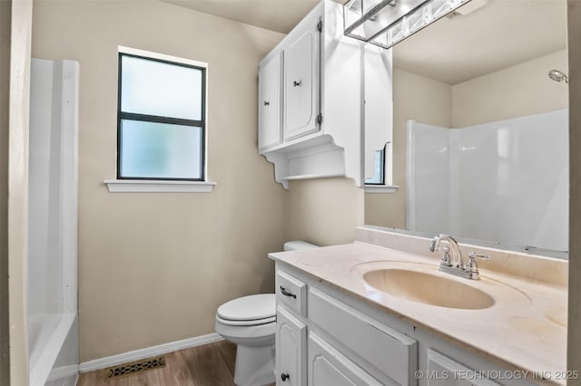 1121 S 221st W Ave, Sand Springs, OK 74063 - bathroom with vanity and wood finished floors