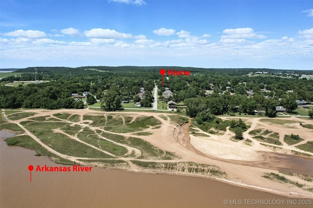 1121 S 221st W Ave, Sand Springs, OK 74063 - drone / aerial view of a forest