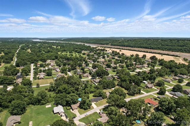 1121 S 221st W Ave, Sand Springs, OK 74063 - aerial view of residential area
