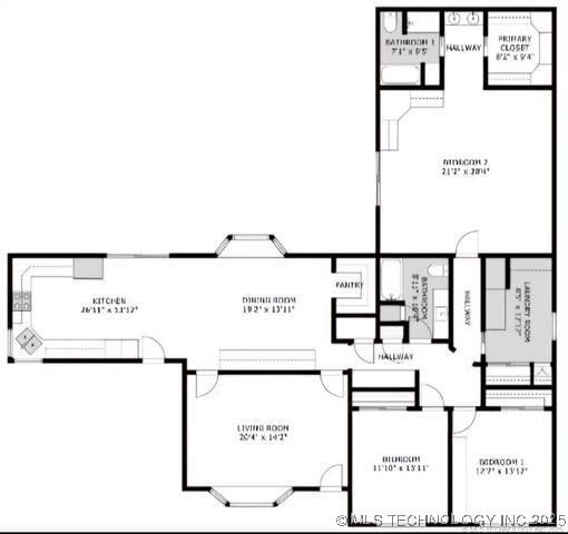 10 W Midland, Shawnee, OK 74804 - view of home floor plan
