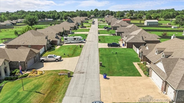 23609 E 135th St, Coweta, OK 74429 - aerial perspective of suburban area