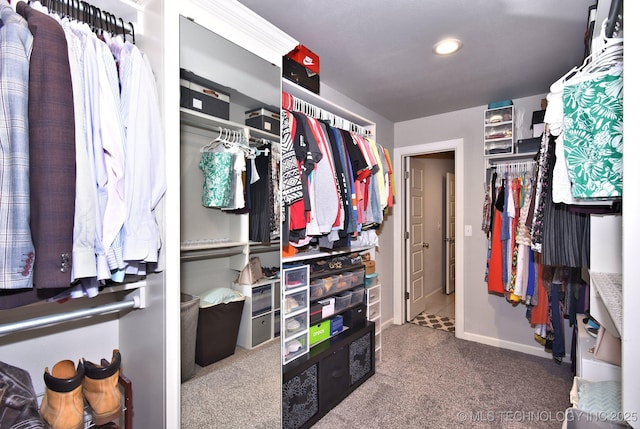 10423 S 233rd E Pl, Broken Arrow, OK 74014 - walk in closet featuring carpet
