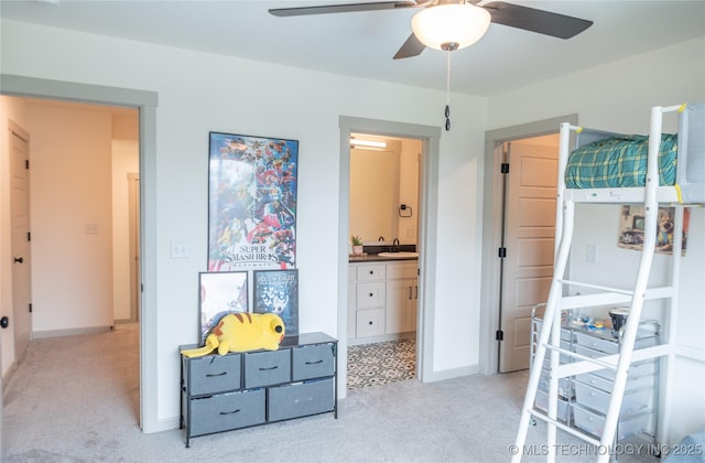 13661 S 23rd St, Bixby, OK 74008 - bedroom with light carpet and ensuite bath