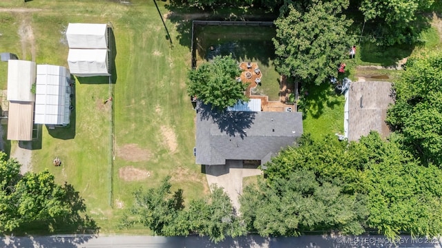 210 NW 4th St, Checotah, OK 74426 - bird's eye view