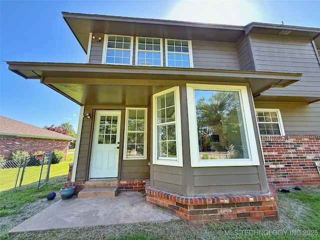 3610 Magnolia Dr, Sand Springs, OK 74063 - view of exterior entry with brick siding