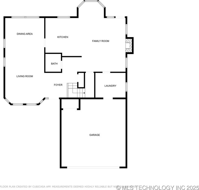 3610 Magnolia Dr, Sand Springs, OK 74063 - view of floor plan / room layout