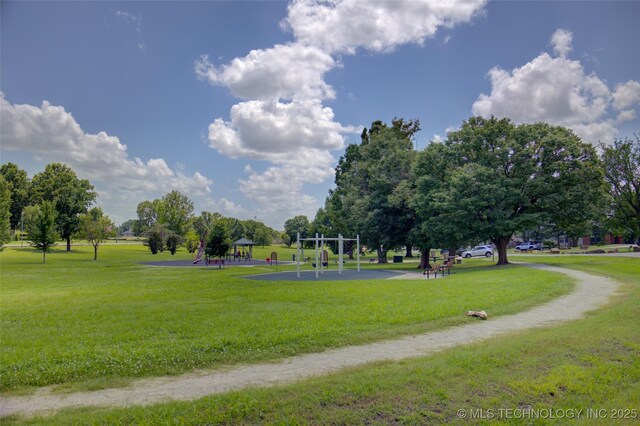 3360 S Allegheny Ave, Tulsa, OK 74135 - surrounding community featuring a lawn