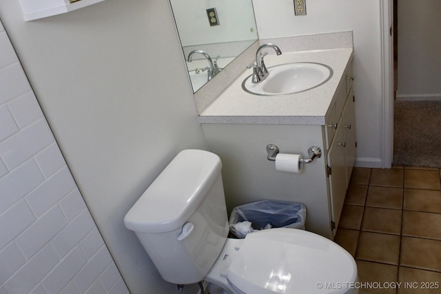12329 E 18th St, Tulsa, OK 74128 - bathroom featuring vanity and tile patterned flooring