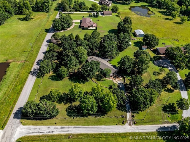1943 W 163rd St, Skiatook, OK 74070 - drone / aerial view of a nearby body of water