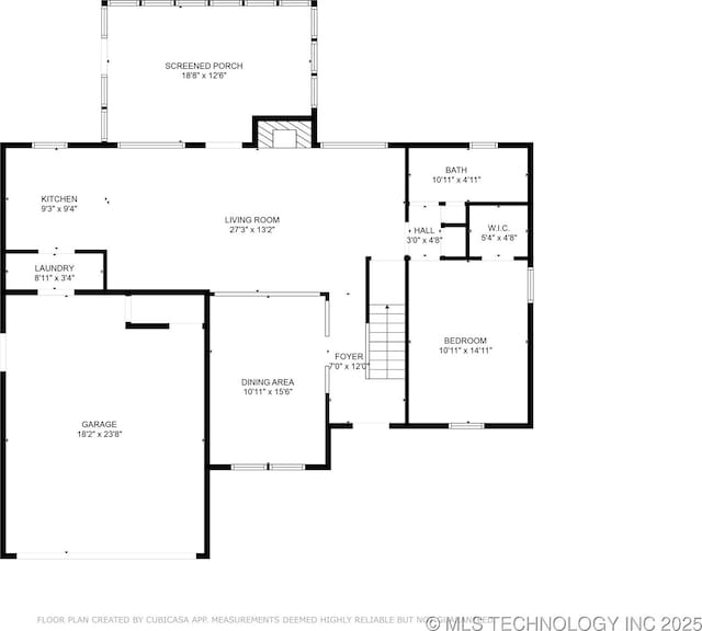 10905 E 24th St, Tulsa, OK 74129 - view of floor plan / room layout