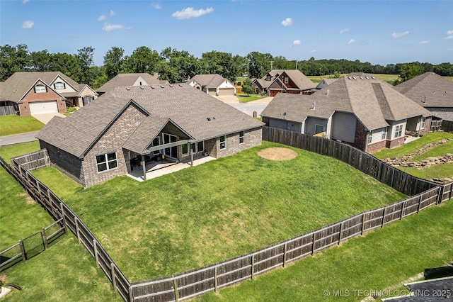 25133 Shade Tree Pl, Claremore, OK 74019 - aerial perspective of suburban area