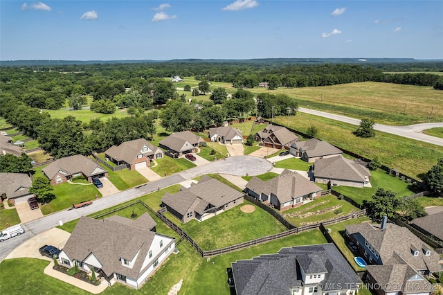 25133 Shade Tree Pl, Claremore, OK 74019 - aerial perspective of suburban area