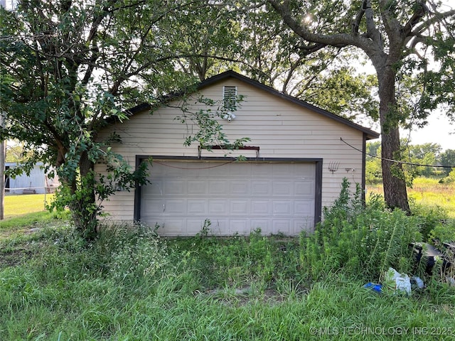 13226 N 91st Ave E, Collinsville, OK 74021 - view of detached garage