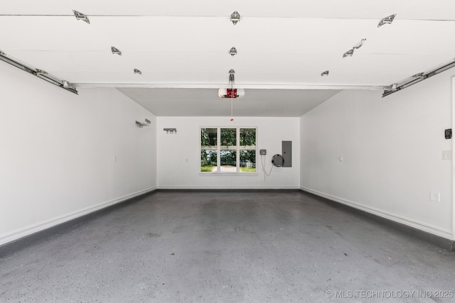7604 S 6th St, Broken Arrow, OK 74011 - garage with a garage door opener and electric panel