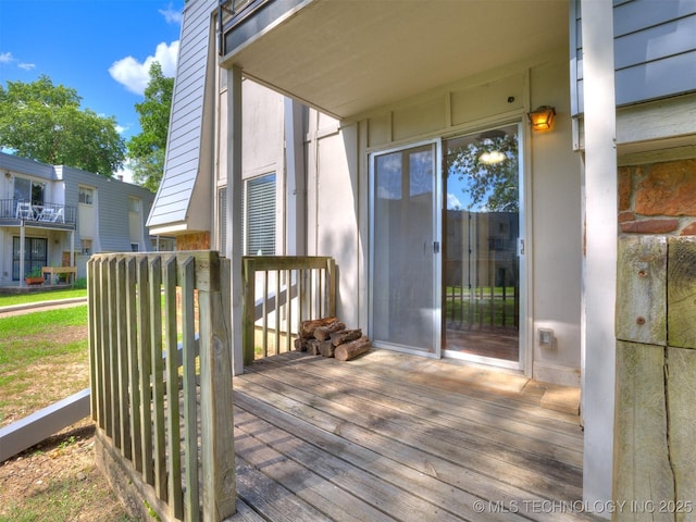 4654 E 68th St S Unit 199, Tulsa, OK 74136 - view of wooden terrace