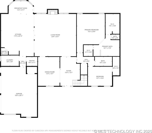 13614 W 42nd Pl, Sand Springs, OK 74063 - view of floor plan / room layout