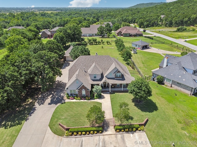 13614 W 42nd Pl, Sand Springs, OK 74063 - view of subject property with a forest