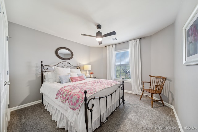 13614 W 42nd Pl, Sand Springs, OK 74063 - bedroom featuring carpet floors and ceiling fan