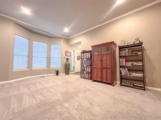 7515 S 108th E Ave, Tulsa, OK 74133 - bedroom featuring carpet, ornamental molding, and recessed lighting
