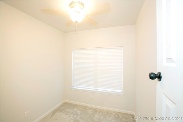 416434 Lakeside, Checotah, OK 74426 - spare room with ceiling fan and light carpet