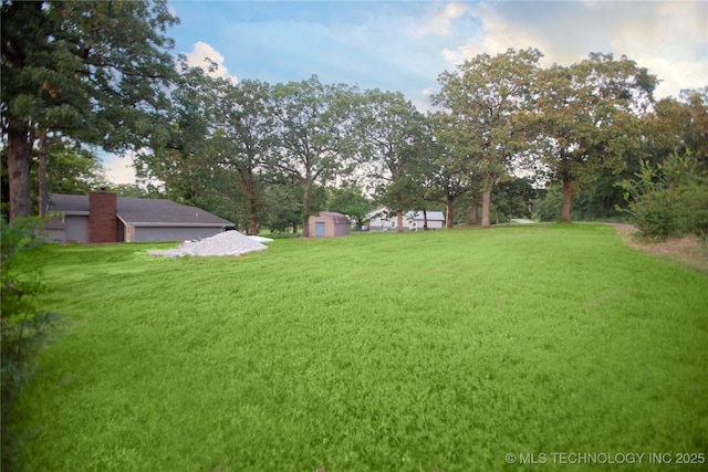 416434 Lakeside, Checotah, OK 74426 - view of grassy yard