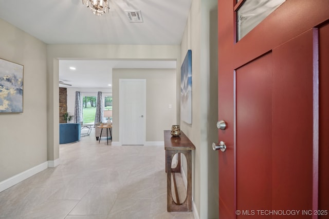 7705 S 232nd E Ave, Broken Arrow, OK 74014 - foyer entrance with recessed lighting and a chandelier