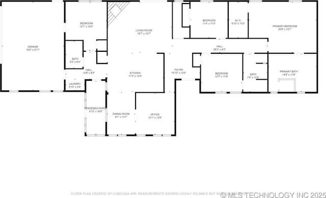 7705 S 232nd E Ave, Broken Arrow, OK 74014 - view of room layout