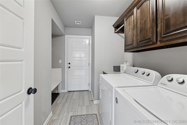 1819 E 43rd St, Sand Springs, OK 74063 - washroom featuring washing machine and dryer and cabinet space