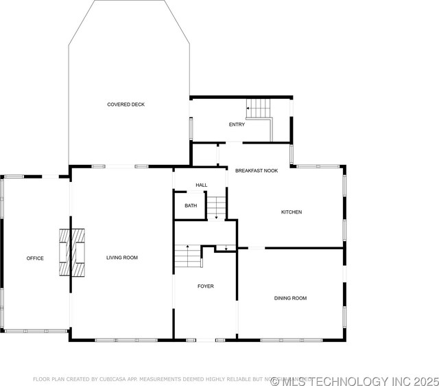 1006 E 17th Pl, Tulsa, OK 74120 - view of property floor plan