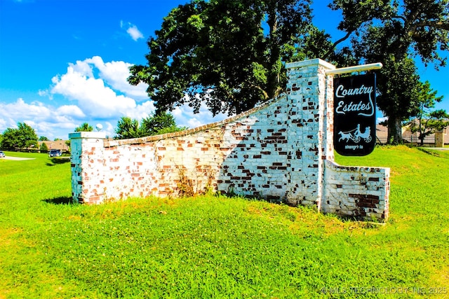 56701 E 310th Rd Unit 712, Afton, OK 74331 - community / neighborhood sign with a yard