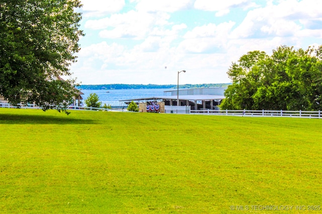 56701 E 310th Rd Unit 712, Afton, OK 74331 - view of yard with a water view